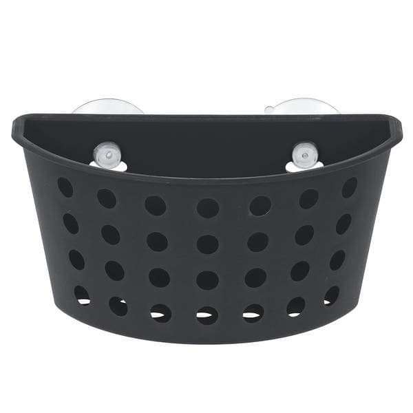 Cesto Organizador Plástico Preto 10x11,5x20,3 cm Grudi Coza
