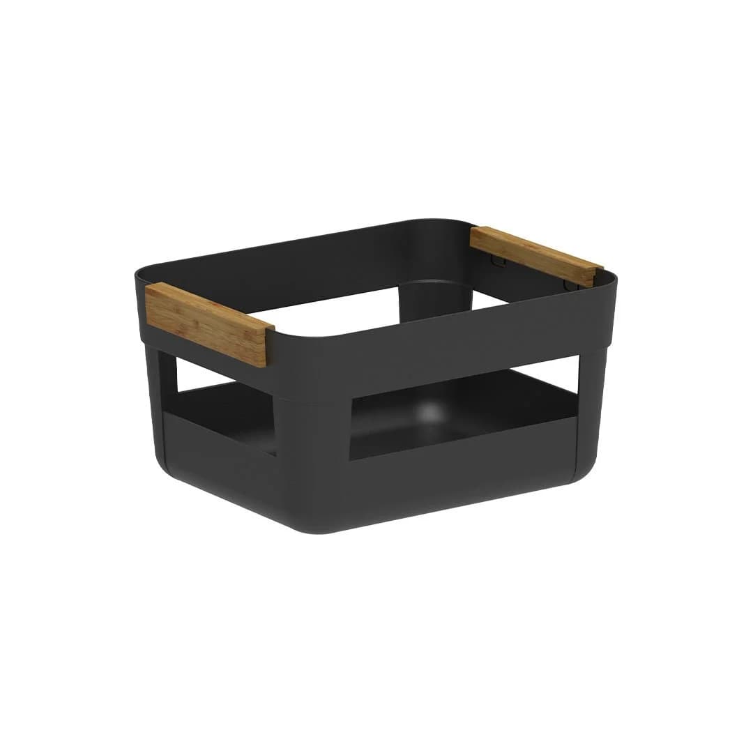 Cesto Ou 7,5L Linha Lume — Preto