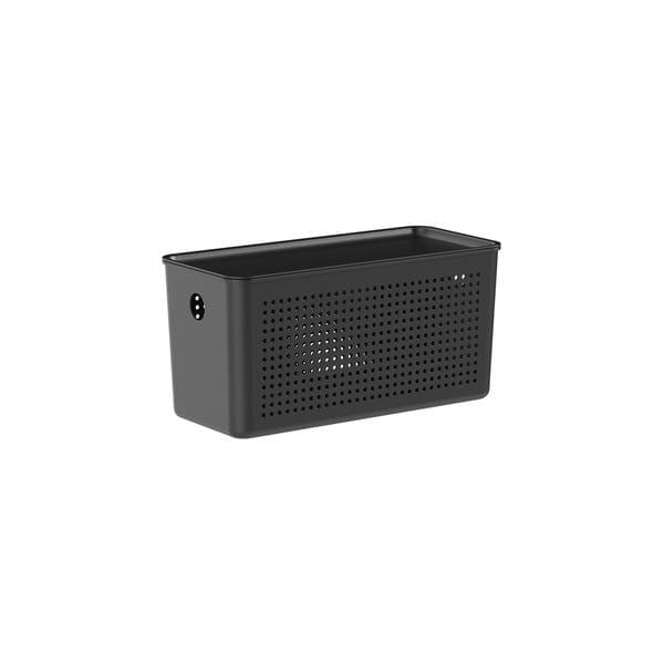 Cesto Plástico Preto Flow 13x12 cm OU