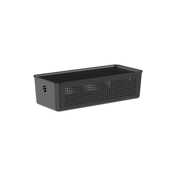 Cesto Plástico Preto Flow 9x15 cm OU