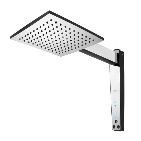 Chuveiro Digital 220V 6800W Century Preto e Cromado Lorenzetti