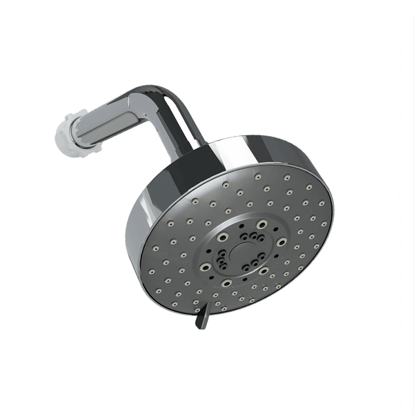 Chuveiro Redondo de Parede Articulado Cromado 290336 Blukit