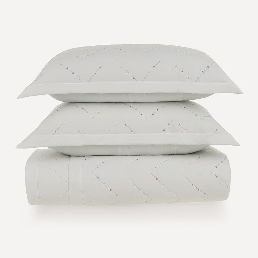 Colcha Infantil Casal Cosmos Branco
