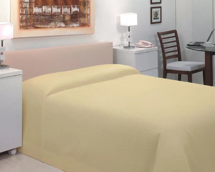 Colcha Piquet Clássica Solteiro - Teka
