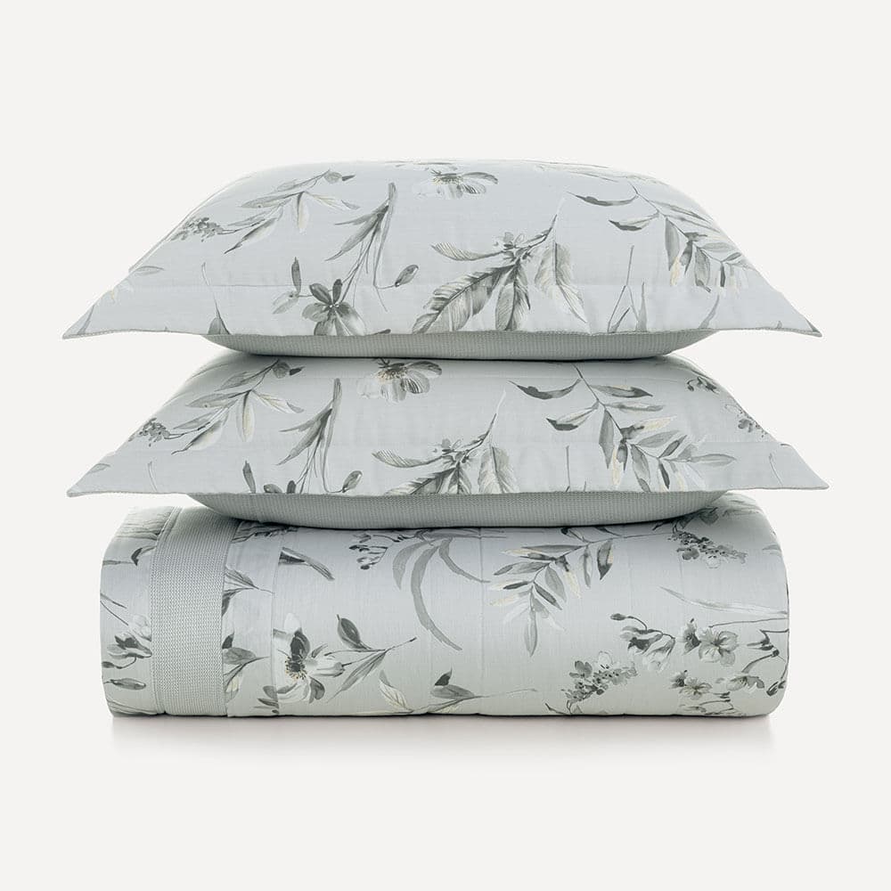 Colcha Queen com 2 Porta-travesseiros 300 Fios Gardênia
