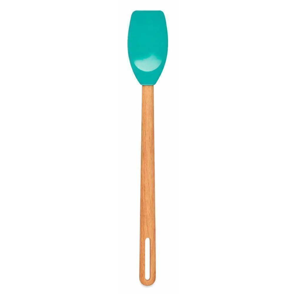 Colher de Silicone e Madeira Le Creuset Bleu Riviera 29cm