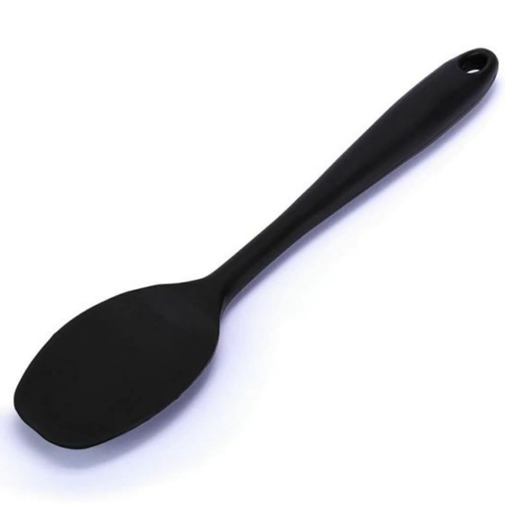 Colher de Silicone Preta 28cm