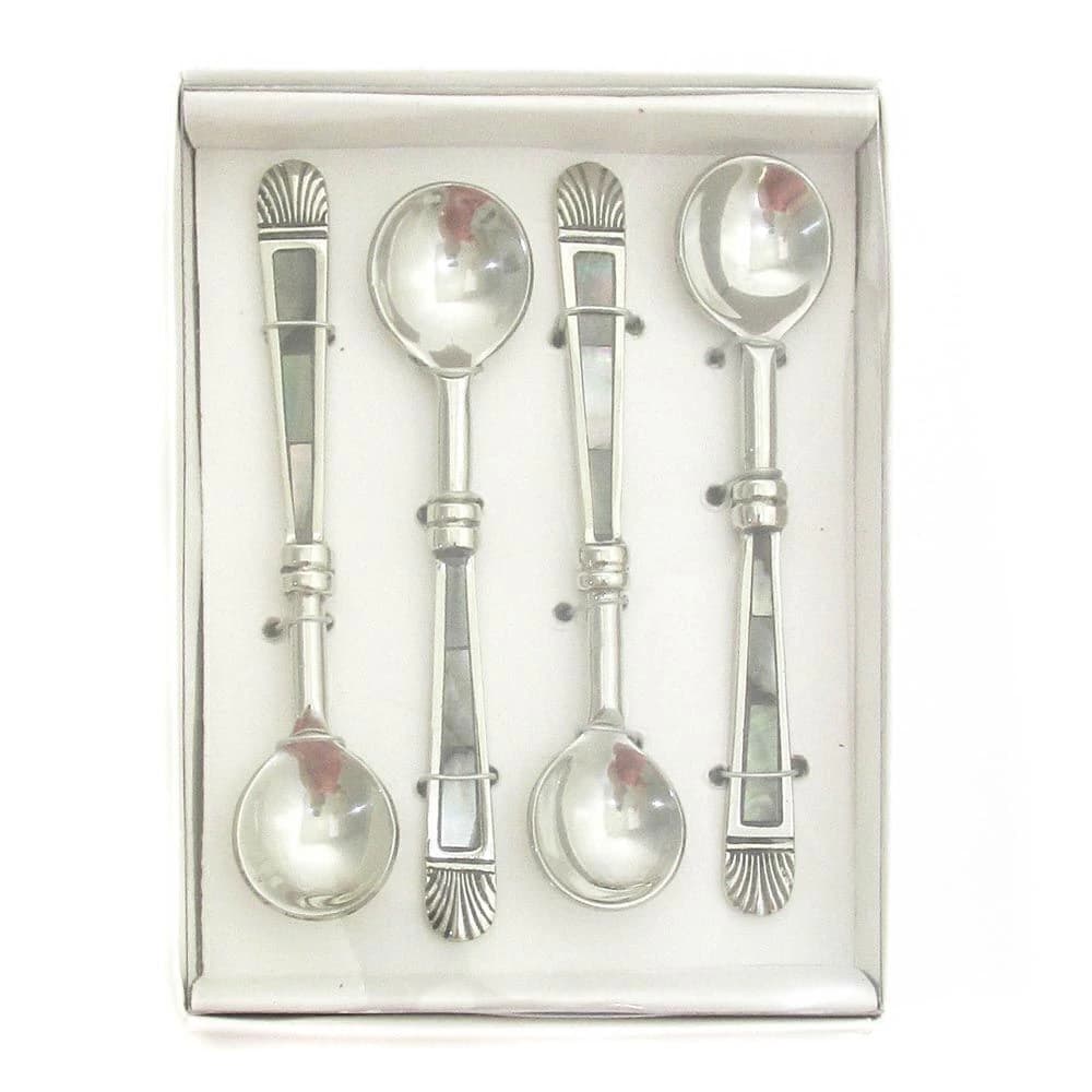 Colher para Sobremesa de Aço Inox 12cm 4pçs