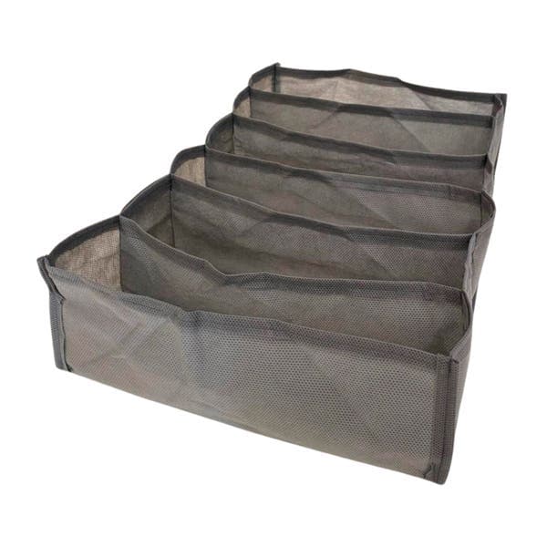Colmeia Organizadora Tecido Cinza 10x25x35cm G Util UD