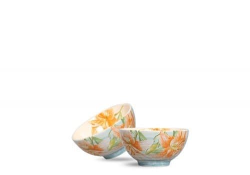 Conjunto 06 Bowls para Cereal Lily Flower 7 cm x 13 cm