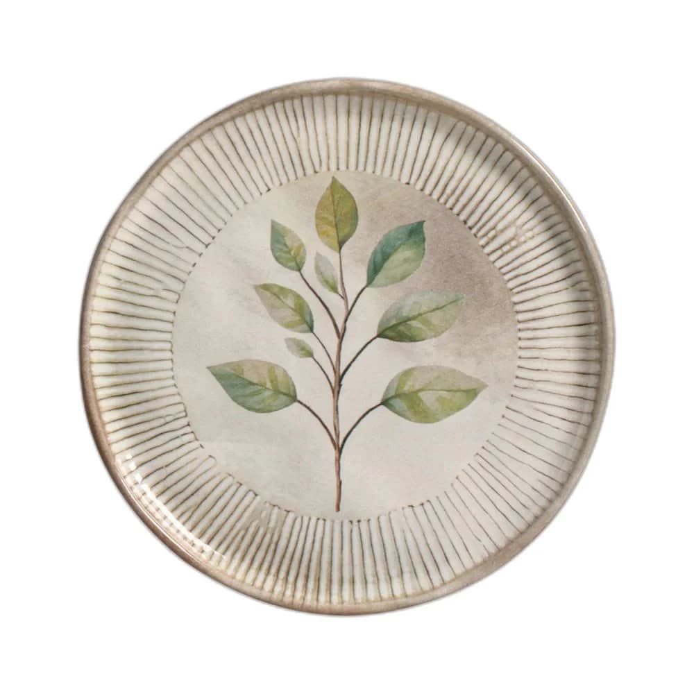 Conjunto 6 Pratos Bio Evergreen — Sobremesa 21,5cm - Porto Brasil
