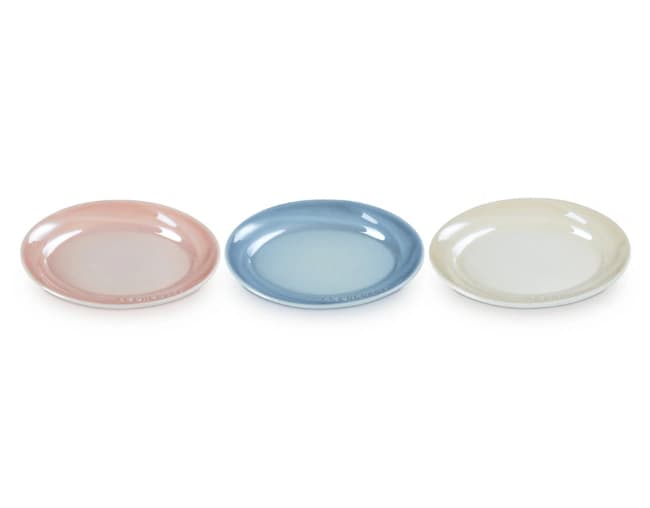 Conjunto de 3 Mini Pratos Ovais de 15cm Le Creuset — Única