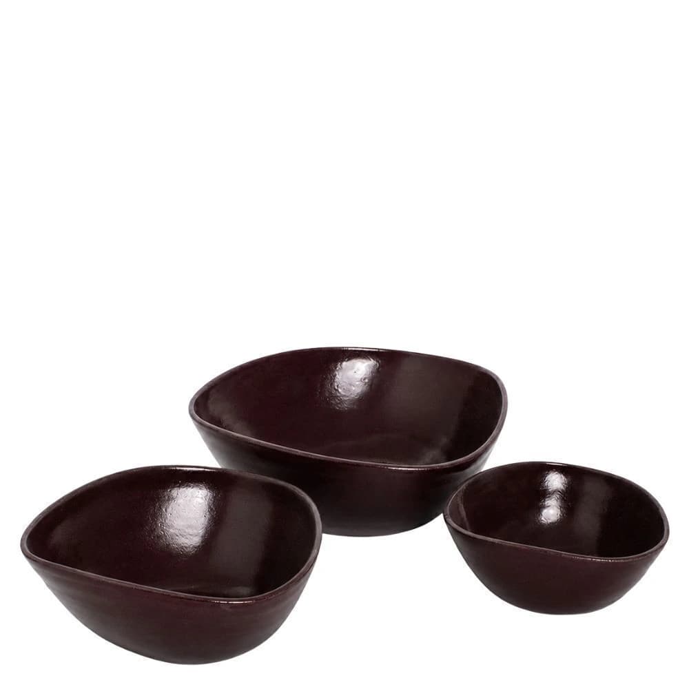Conjunto de Bowls de Cerâmica Açai 3pçs
