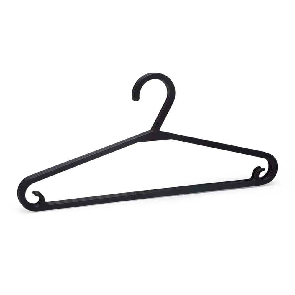 Conjunto de Cabide New Fun 3 Peças Preto - Dasplast
