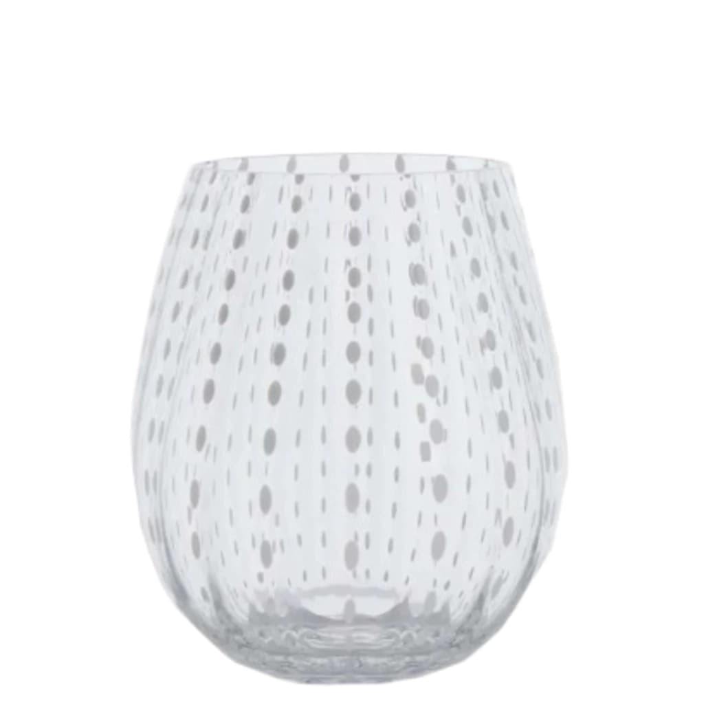 Conjunto de Copo de Vidro Branco 450ml 6pçs