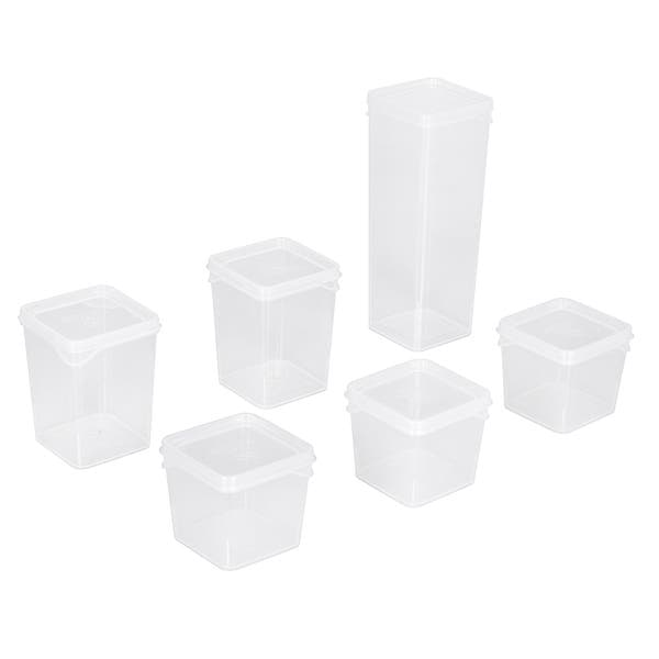 Conjunto de Potes Incolor 2,4ml | 1,2ml e 2,4ml 28,5x11x21,7cm Nitron