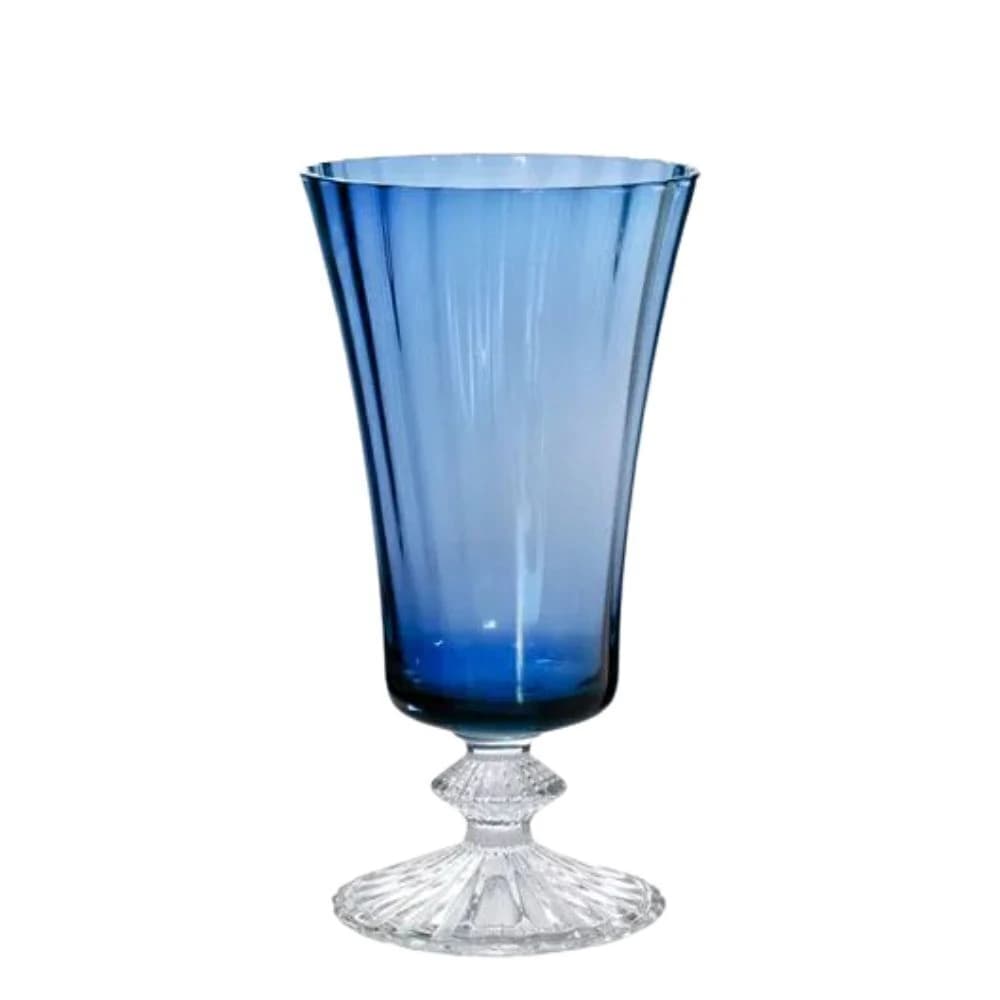 Conjunto de Taças para Água de Vidro Slim Azul 350ml 6pçs