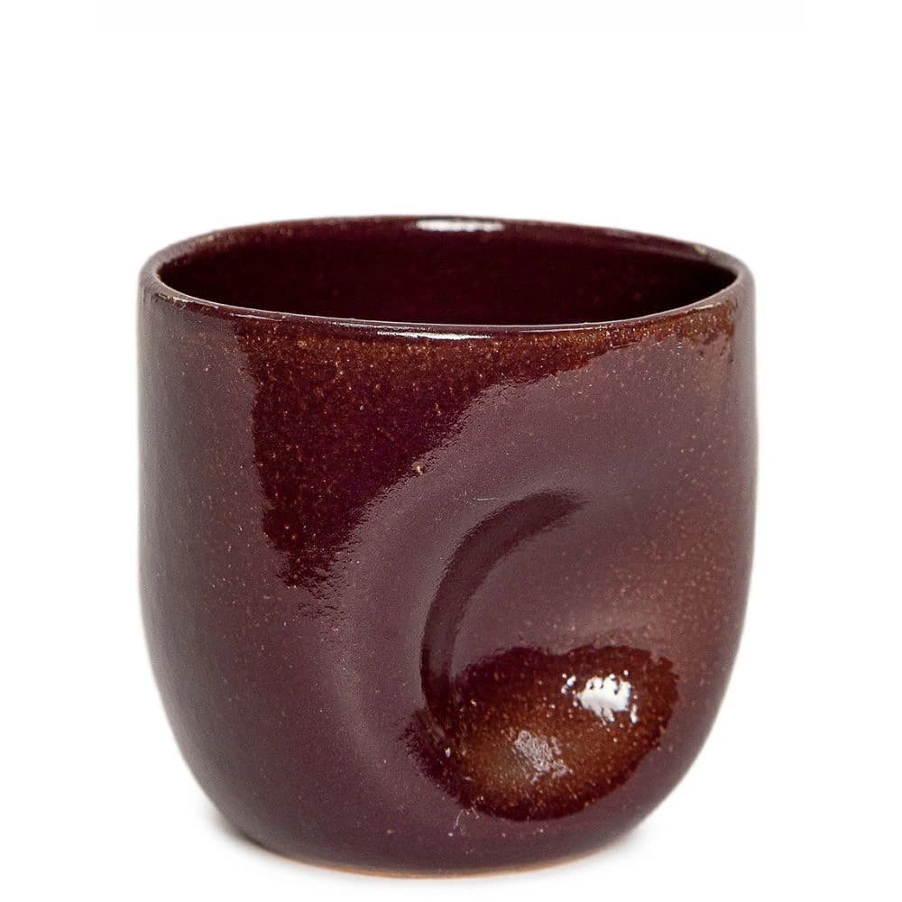 Copo de Cerâmica Amassado Açai 450ml