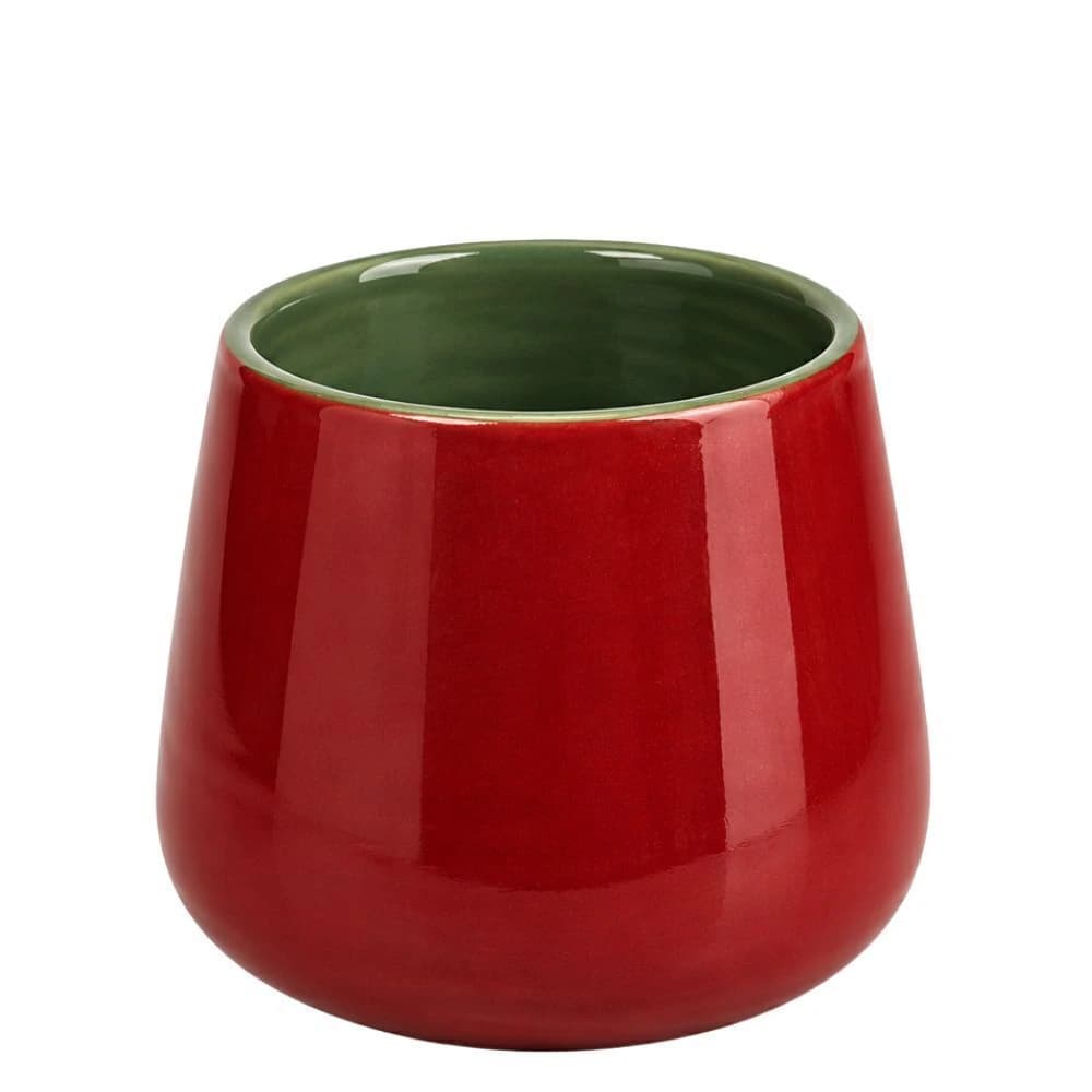 Copo de Cerâmica para Saquê Vermelho