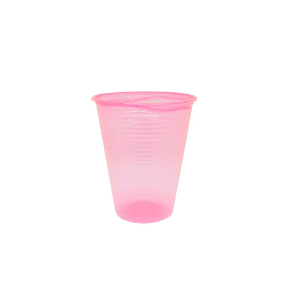 Copo Descartável 200mL Rosa Neon 50 Unidades - Bello Festas