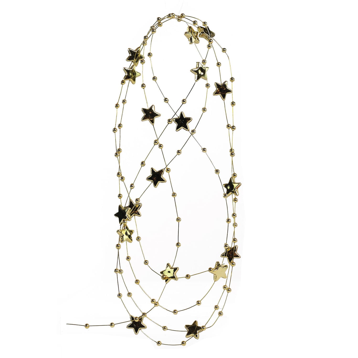 Cordão de Estrela 1,8m Dourado - Magizi