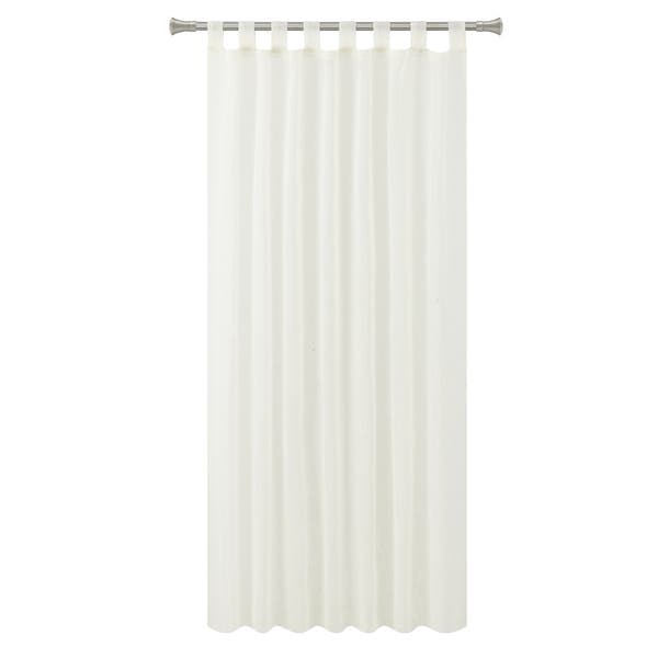 Cortina Abby Inspire Alças 1 Folha 2,8x1,4m Bege