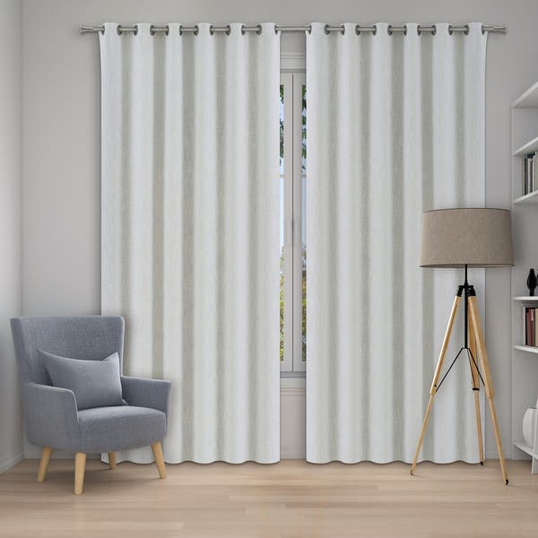 Cortina Aretha Linhão Branyl Varão 2 Folhas 2,60X2,30m Branca