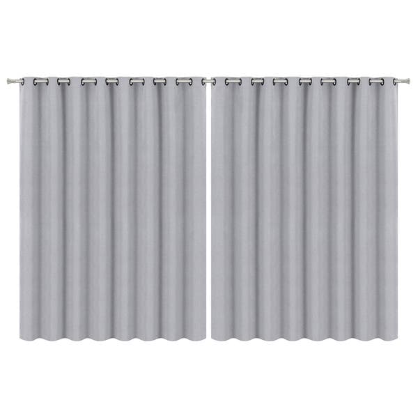 Cortina Blackout Ares Vestis 2 Folhas 5,40X2,60m Cinza