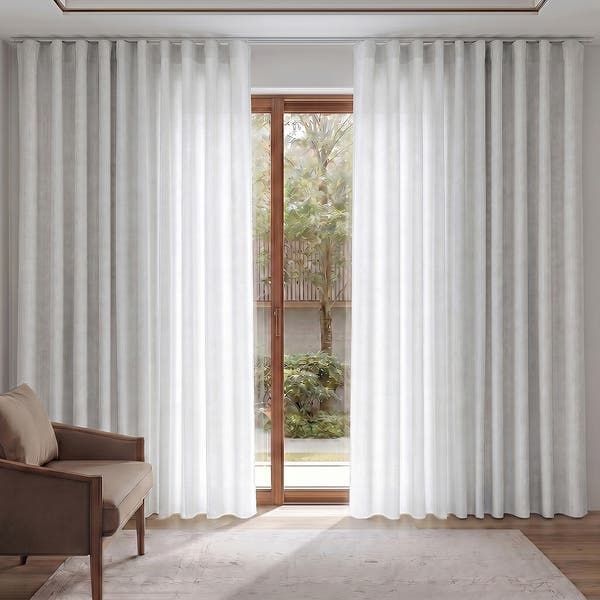 Cortina Blackout Ares Vestis Trilho 2 folhas 2,60x2,30 Areia