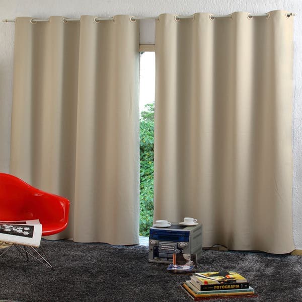 Cortina Blackout PVC Marka Têxtil 2 Folhas 4,00X2,60cm Bege