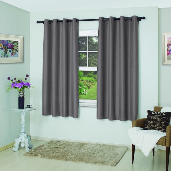 Cortina Blackout Uni Rubi Cinza 3,60x2,50m 2 Folhas Inspire