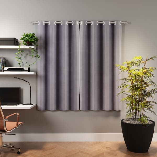 Cortina Blackout Uni Rubi Inspire 2 Folhas 2,60x1,70m Cinza