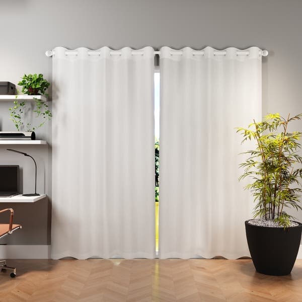 Cortina Blackout Voil Marka Têxtil 2 Folhas 2,80x2,30m Branco