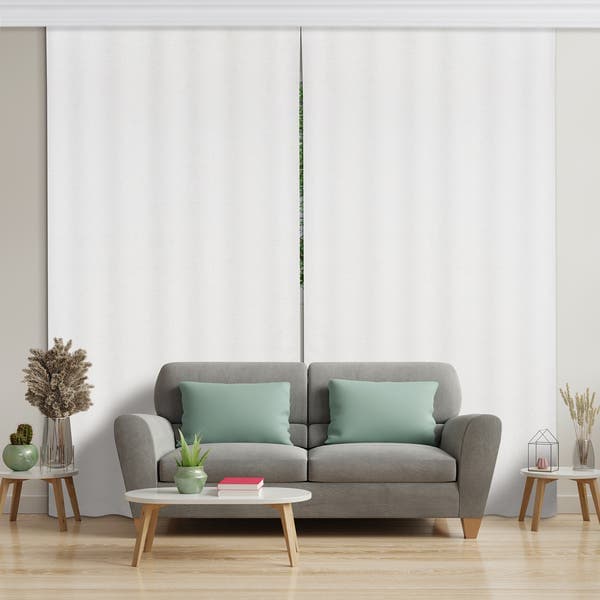 Cortina Blackout Zeus Rodizio Deslizante 2 Folhas 4,00x2,60m Branco
