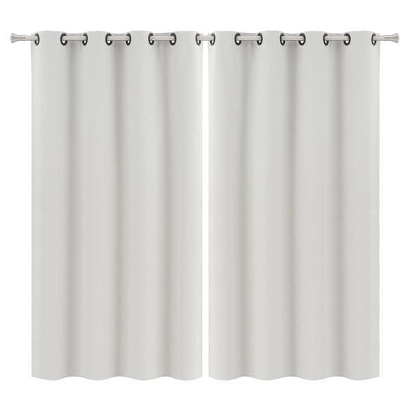 Cortina Com Blackout Ares Vestis Ilhós 2 Folhas 2,60X2,30m Bege