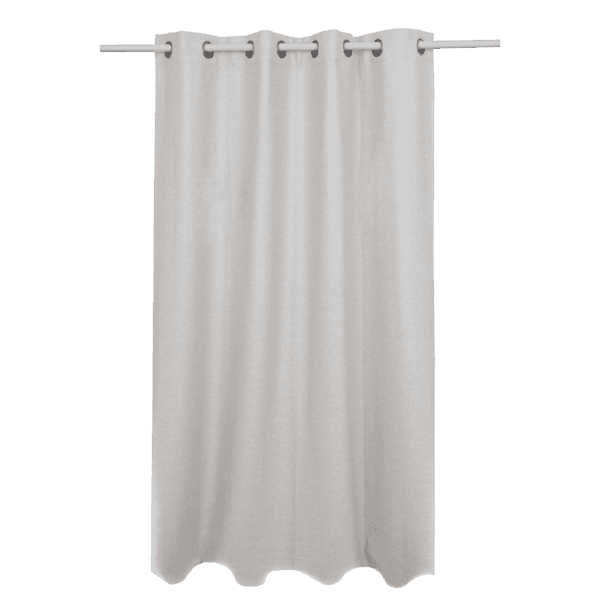 Cortina Corta Luz Inspire Ilhós 1 Folha 1,40x2,80m Bege