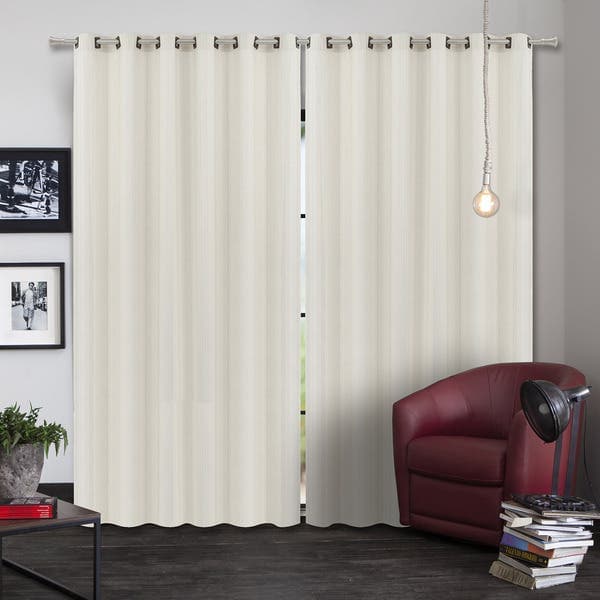 Cortina Vaticano Beca Decor Ilhós 2 Folhas 3,60x2,60m Bege