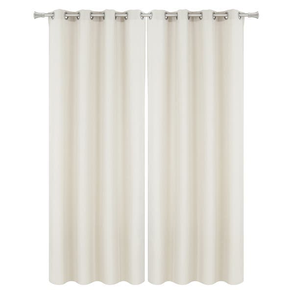 Cortina Veneza Ilhós 2 Folhas 2,60x2,30m Bege