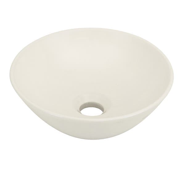 Cuba para Banheiro de Apoio Louça Redonda Palha 29cm Lille Sensea