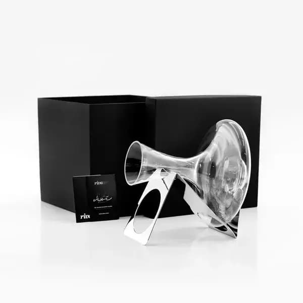 Decanter Noé com Suporte e Secador Inox Riva