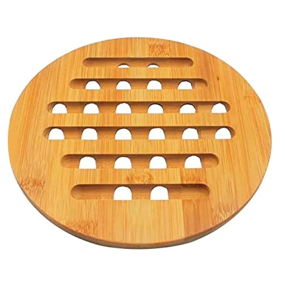 Descanso de Panela Vazado De Bambu 15cm - Oikos