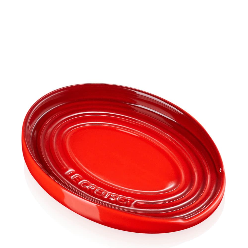 Descanso para Talher de Cerâmica Le Creuset Vermelho 16x12CM