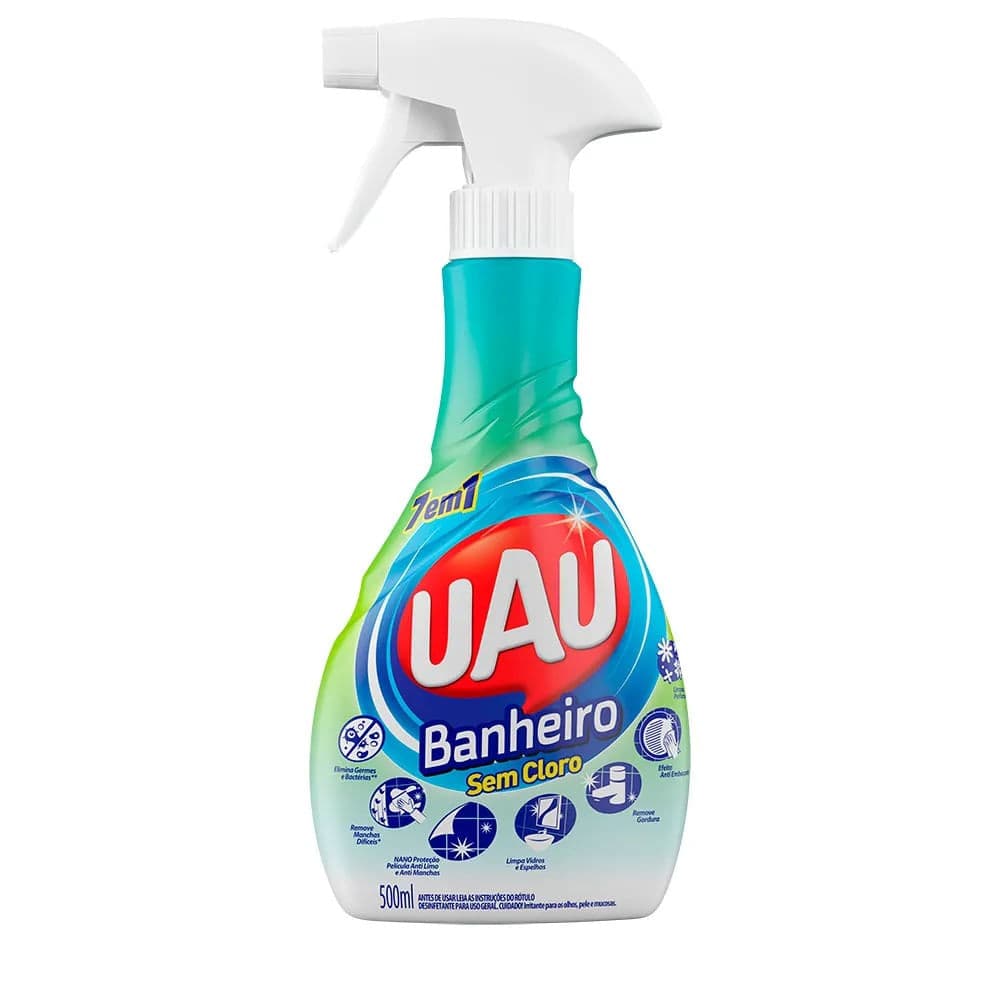 Desinfetante Banheiro 7 em 1 500mL - Uau