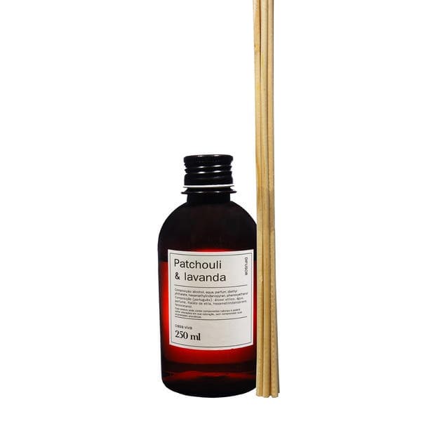 Difusor de Aromas Patchouli & Lavanda Ambar 250ml Casa Viva