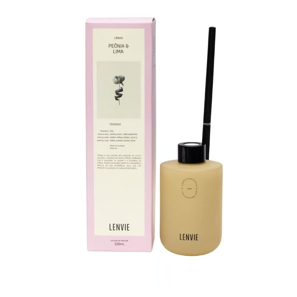 Difusor de Perfume Urban Lenvie Peônia & Lima 220 ml
