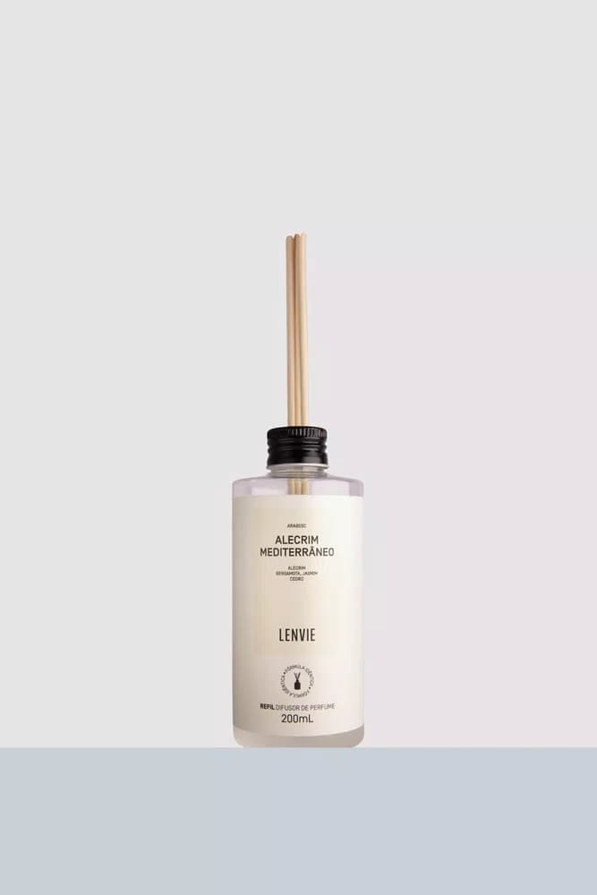 Difusor Refil Alecrim Mediterrâneo 200ml - Lenvie