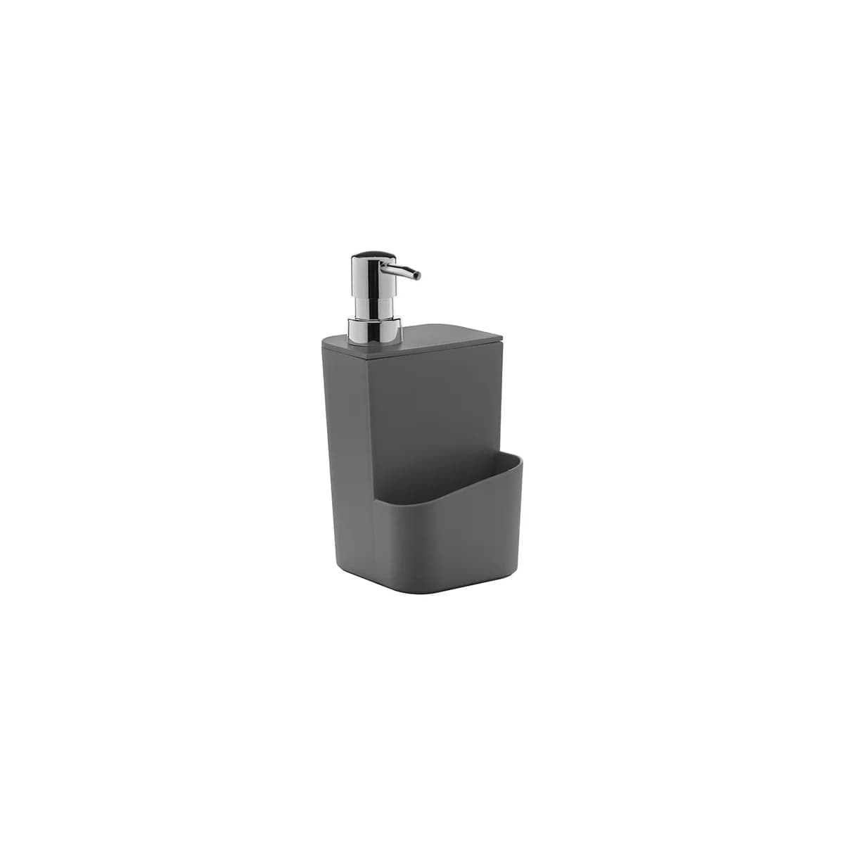 Dispenser para detergente e esponja Ou 650ml Linha Trium — Chumbo