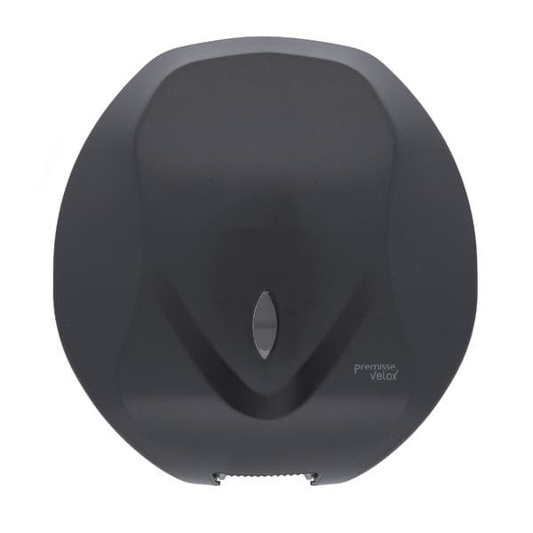 Dispenser para Papel Higiênico Rolo Plástico Preto Velox Premisse