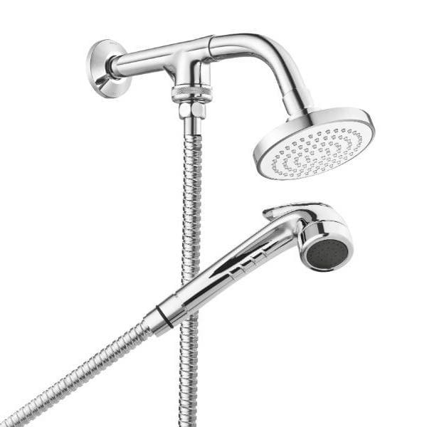 Ducha com Chuveirinho Redonda Parede Cromada Éden Docol