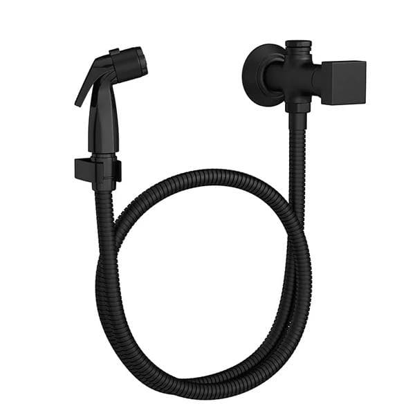 Ducha Higiênica com Derivação 1,2m Black Matte Cubo Deca